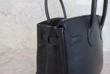 画像をギャラリービューアに読み込む, HERMES／エルメス バーキン30 ヴォーエプソン ブラック □K刻印 ハンドバッグ 800090220
