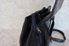 Load image into Gallery viewer, CHANEL CC mark Chain back pack Caviar skin Black/Gold Hardware Back pack 800070175
