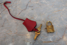 将图片加载到图库查看器，HERMES KELLY 32 Graine Couchevel leather Rouge vif 〇R刻印 Hand bag 800060191
