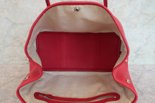 Load image into Gallery viewer, HERMES  GARDEN PARTY PM Negonda leather Rouge casaque □R Engraving Tote bag 700030222
