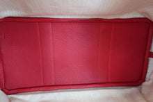 Load image into Gallery viewer, HERMES  GARDEN PARTY PM Negonda leather Rouge casaque □R Engraving Tote bag 700030222
