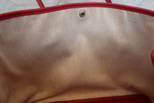 Load image into Gallery viewer, HERMES  GARDEN PARTY PM Negonda leather Rouge casaque □R Engraving Tote bag 700030222
