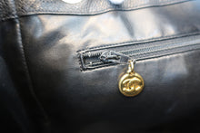 Load image into Gallery viewer, CHANEL CC mark Chain back pack Caviar skin Black/Gold Hardware Back pack 800070175
