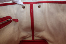 Load image into Gallery viewer, HERMES  GARDEN PARTY PM Negonda leather Rouge casaque □R Engraving Tote bag 700030222
