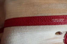 Load image into Gallery viewer, HERMES  GARDEN PARTY PM Negonda leather Rouge casaque □R Engraving Tote bag 700030222
