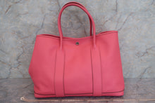 将图片加载到图库查看器，HERMES GARDEN PARTY PM Epsom leather Rose azalee A刻印 Tote bag 600090151
