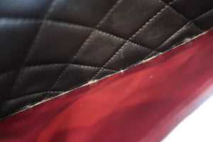 CHANEL/シャネル パリ限定マトラッセダブルフラップチェーンショルダーバッグ ラムスキン ブラック/ゴールド金具 ショルダーバッグ 700070024