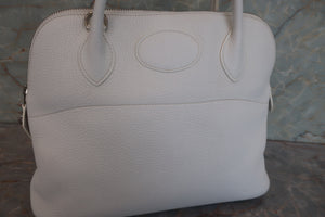 HERMES／エルメス ボリード31 トリヨンクレマンス ホワイト □L刻印 ショルダーバッグ 700090094