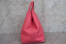 将图片加载到图库查看器，HERMES GARDEN PARTY PM Epsom leather Rose azalee A刻印 Tote bag 600090151
