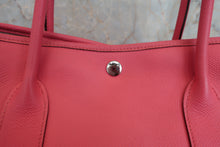 将图片加载到图库查看器，HERMES  GARDEN PARTY PM Epsom leather Rose azalee X刻印 Tote bag 800060136
