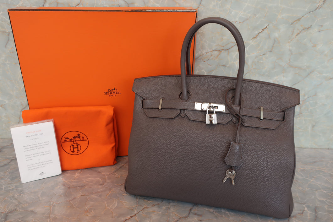 HERMES／エルメス バーキン35 トゴ エタン ハンドバッグ 700070166