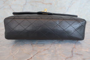 CHANEL/シャネル マトラッセWフラップWチェーンショルダーバッグ ラムスキン ブラック/ゴールド金具 ショルダーバッグ 700070050
