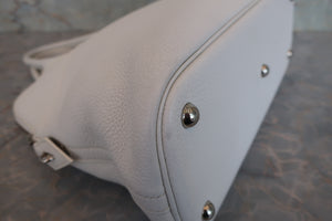 HERMES／エルメス ボリード31 トリヨンクレマンス ホワイト □L刻印 ショルダーバッグ 700090094