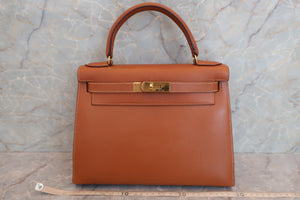 HERMES KELLY 32 Graine Couchevel leather Gold 〇U刻印 Shoulder bag 600100182