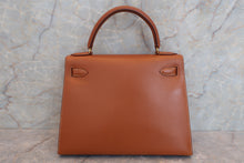 将图片加载到图库查看器，HERMES KELLY 32 Graine Couchevel leather Gold 〇U刻印 Shoulder bag 600100182
