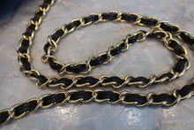 将图片加载到图库查看器，CHANEL/香奈儿 经典双C 流苏 链条包 羊皮 Black/Gold hadware(黑色/金色金属) 肩背包 700100156
