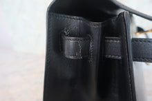 画像をギャラリービューアに読み込む, HERMES／エルメス ケリー28 ボックスカーフ ブラック 〇T刻印 ハンドバッグ 700120233
