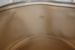 HERMES／エルメス ボリード31 トリヨンクレマンス ホワイト □L刻印 ショルダーバッグ 700090094