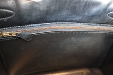 画像をギャラリービューアに読み込む, HERMES／エルメス ケリー28 ボックスカーフ ブラック 〇T刻印 ハンドバッグ 700120233
