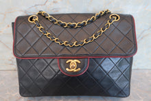 画像をギャラリービューアに読み込む, CHANEL/シャネル マトラッセバイカラーチェーンショルダーバッグ ラムスキン ブラック/レッド/ゴールド金具 ショルダーバッグ 700080041
