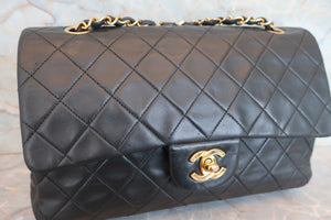 CHANEL/シャネル マトラッセWフラップWチェーンショルダーバッグ ラムスキン ブラック/ゴールド金具 ショルダーバッグ 700070050