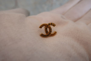 CHANEL CC mark earring Gold plate Gold Earring 600050099