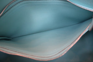 HERMES／エルメス ジプシエール30 トリヨンクレマンス/ヴォースイフト ブルーアトール T刻印 ショルダーバッグ 700030131