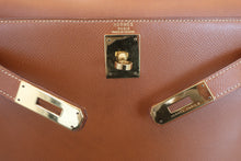 将图片加载到图库查看器，HERMES KELLY 32 Graine Couchevel leather Gold 〇U刻印 Shoulder bag 600100182
