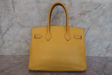 Load image into Gallery viewer, HERMES BIRKIN 30 Clemence leather Soleil □M Engraving Hand bag 800010001
