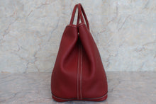 将图片加载到图库查看器，HERMES GARDEN PARTY PM Negonda leather Rouge H □K刻印 Tote bag 600090163
