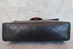 CHANEL/シャネル マトラッセバイカラーチェーンショルダーバッグ ラムスキン ブラック/レッド/ゴールド金具 ショルダーバッグ 700080041