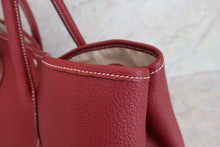 Load image into Gallery viewer, HERMES GARDEN PARTY PM Negonda leather Rouge H □K Engraving Tote bag 600090163
