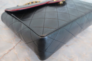 CHANEL/シャネル マトラッセバイカラーチェーンショルダーバッグ ラムスキン ブラック/レッド/ゴールド金具 ショルダーバッグ 700080041