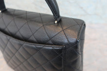 画像をギャラリービューアに読み込む, CHANEL/シャネル マトラッセ台形ハンドバッグ キャビアスキン ブラック/シルバー金具 ハンドバッグ 800030133
