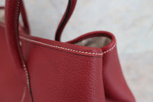 Load image into Gallery viewer, HERMES GARDEN PARTY PM Negonda leather Rouge H □K Engraving Tote bag 600090163
