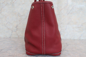 HERMES GARDEN PARTY PM Negonda leather Rouge H □K刻印 Tote bag 600090163