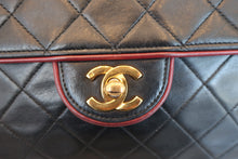 画像をギャラリービューアに読み込む, CHANEL/シャネル マトラッセバイカラーチェーンショルダーバッグ ラムスキン ブラック/レッド/ゴールド金具 ショルダーバッグ 700080041
