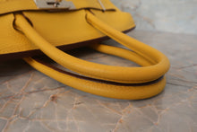 Load image into Gallery viewer, HERMES BIRKIN 30 Clemence leather Soleil □M Engraving Hand bag 800010001
