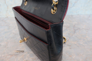 CHANEL/シャネル マトラッセバイカラーチェーンショルダーバッグ ラムスキン ブラック/レッド/ゴールド金具 ショルダーバッグ 700080041