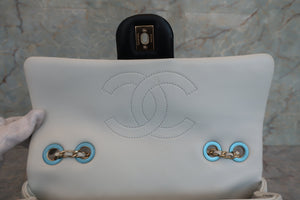 CHANEL/シャネル マトラッセチェーンショルダーバッグ ラムスキン ブラック/ホワイト/ゴールド金具 ショルダーバッグ 700070008