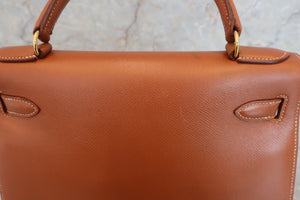 HERMES KELLY 32 Graine Couchevel leather Gold 〇U刻印 Shoulder bag 600100182