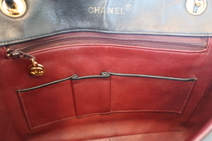CHANEL/シャネル マトラッセバイカラーチェーンショルダーバッグ ラムスキン ブラック/レッド/ゴールド金具 ショルダーバッグ 700080041