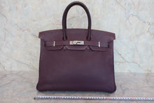 画像をギャラリービューアに読み込む, HERMES／エルメス バーキン35 トリヨンクレマンス レザン □F刻印 ハンドバッグ 800020049
