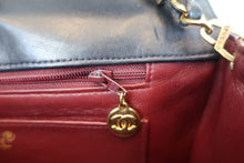 Load image into Gallery viewer, CHANEL Mademoiselle chain shoulder bag Lambskin Navy/Gold hadware Shoulder bag 700100131
