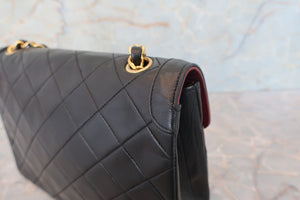 CHANEL/シャネル マトラッセチェーンショルダーバッグ ラムスキン ブラック/ゴールド金具 ショルダーバッグ 700080060