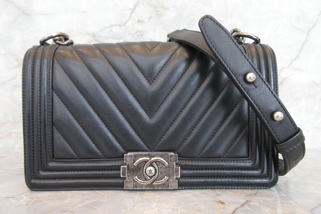 CHANEL/香奈儿 Leboy 链条包 羊皮 Black/Silver hadware(黒色/银色金属) 肩背包 700010187