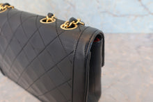 将图片加载到图库查看器，CHANEL/香奈儿 CF 链条包 羊皮 Black/Gold hadware(黑色/金色金属) 肩背包 800070114
