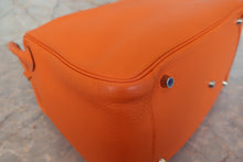 画像をギャラリービューアに読み込む, HERMES／エルメス リンディ34 トリヨンクレマンス オレンジ □M刻印 ショルダーバッグ 700090073
