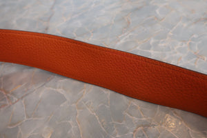 HERMES／エルメス リンディ34 トリヨンクレマンス オレンジ □M刻印 ショルダーバッグ 700090073