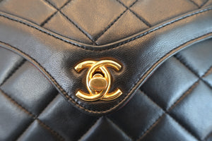 CHANEL/シャネル マトラッセチェーンショルダーバッグ ラムスキン ブラック/ゴールド金具 ショルダーバッグ 700080060